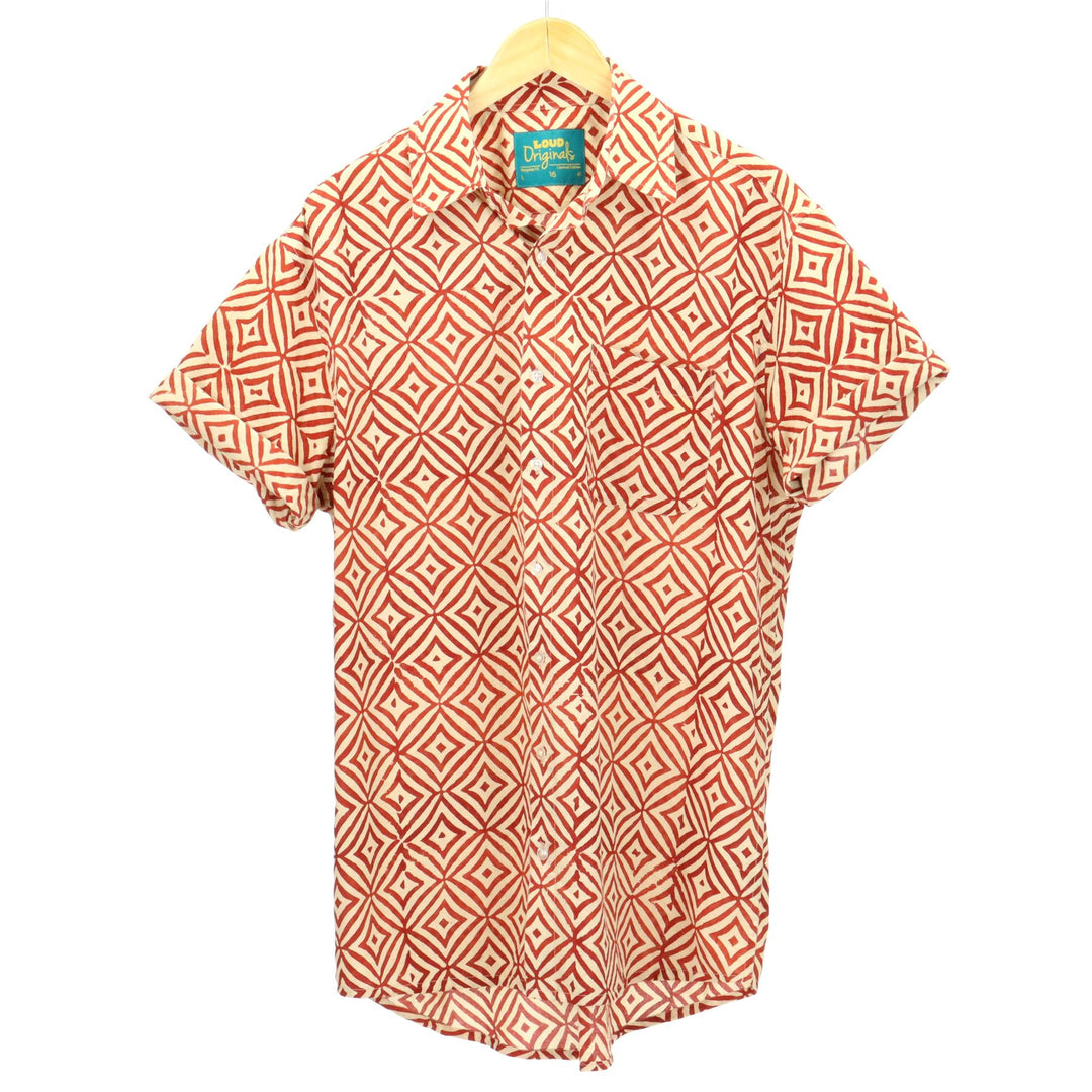 Regular Fit Short Sleeve Shirt - Savanna Echo