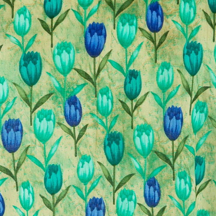 Regular Fit Short Sleeve Shirt - Tulips