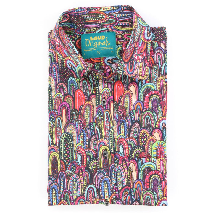 Regular Fit Short Sleeve Shirt - Tribal Scales