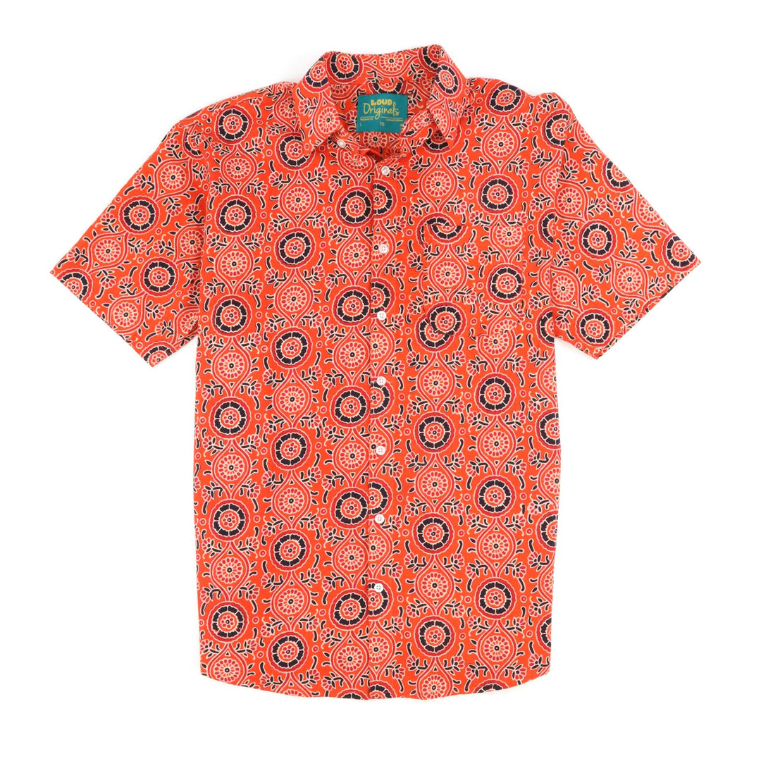 Regular Fit Short Sleeve Shirt - Persian Paisley
