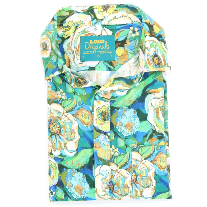 Regular Fit Short Sleeve Shirt - Impressionist's Garden