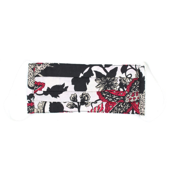 100% Cotton Handmade Pleated Face-Mask