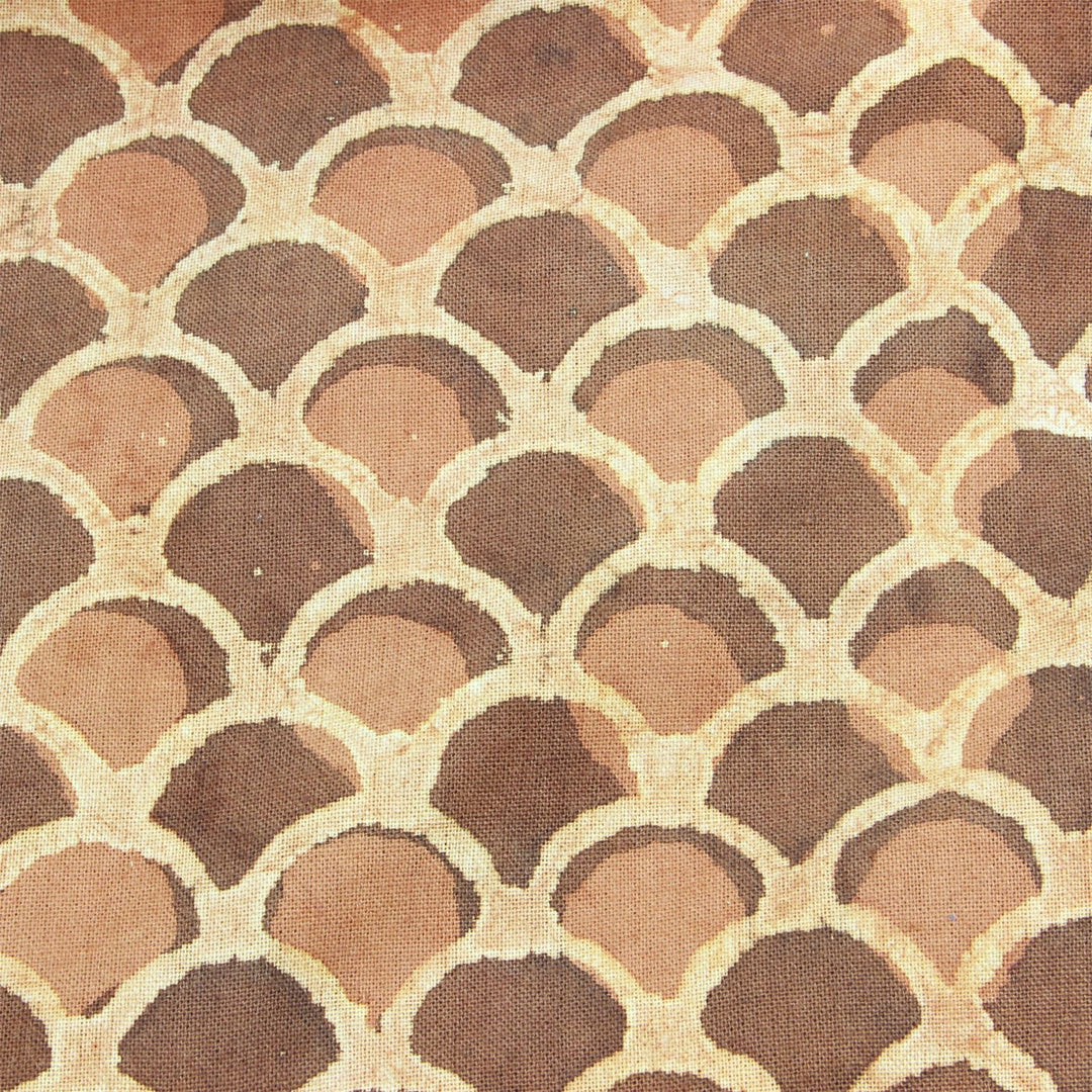 Regular Fit Long Sleeve Shirt - Brown Fish Scales
