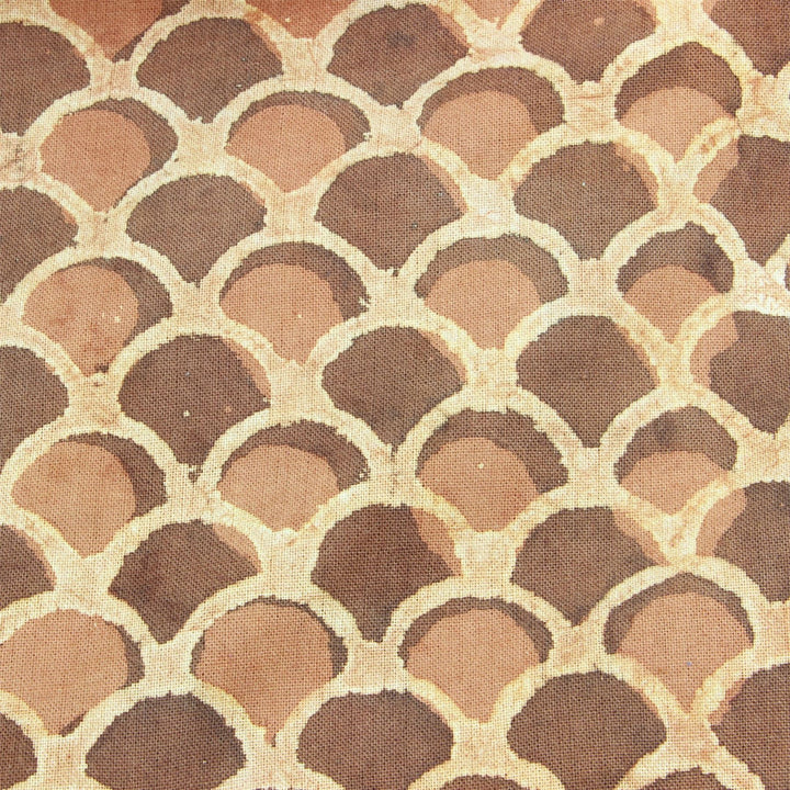 Regular Fit Long Sleeve Shirt - Brown Fish Scales
