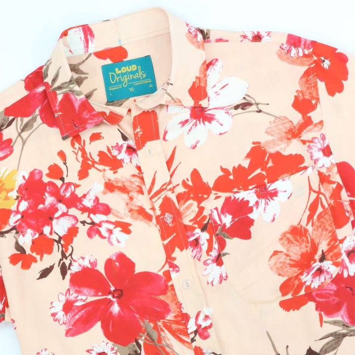Regular Fit Short Sleeve Shirt - Pastel Petal
