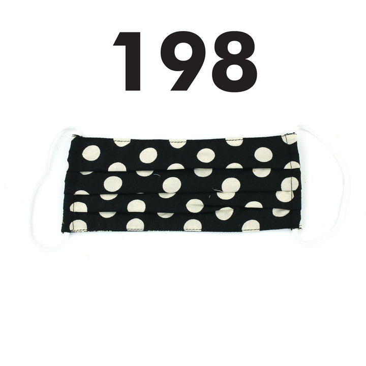 100% Cotton Handmade Pleated Face-Mask