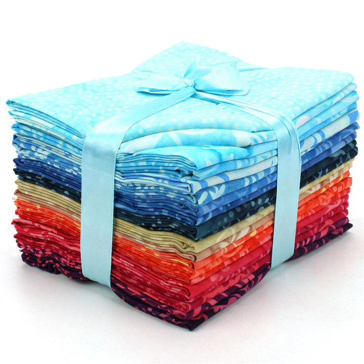 Fat Quarter - 20 Pieces of 19" x 20" Cotton Batik