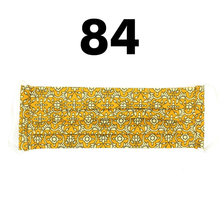 100% Cotton Handmade Pleated Face-Mask