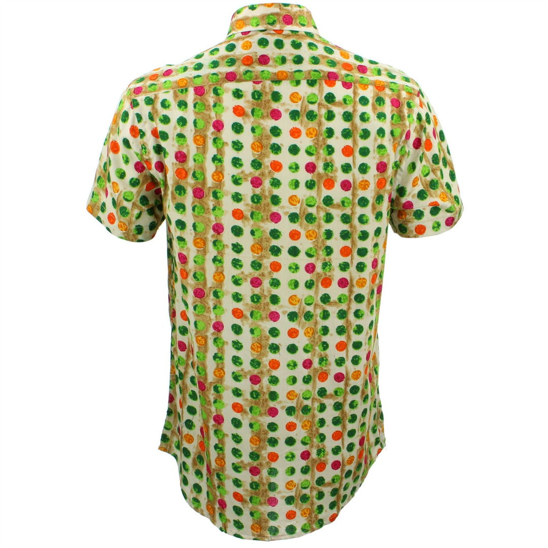 Slim Fit Short Sleeve Shirt - Multi Dotty