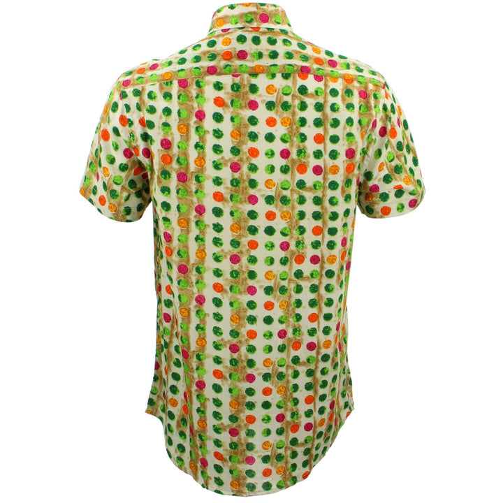 Slim Fit Short Sleeve Shirt - Multi Dotty
