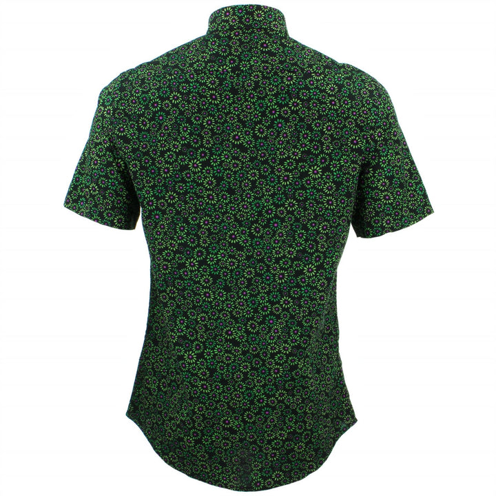 Tailored Fit Short Sleeve Shirt - Floral Burst