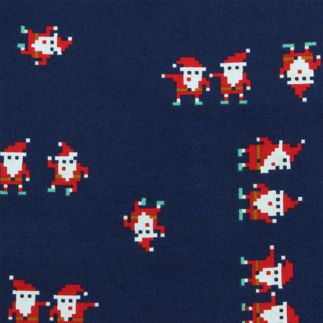 Tailored Fit Short Sleeve Shirt - Pixelated Santa