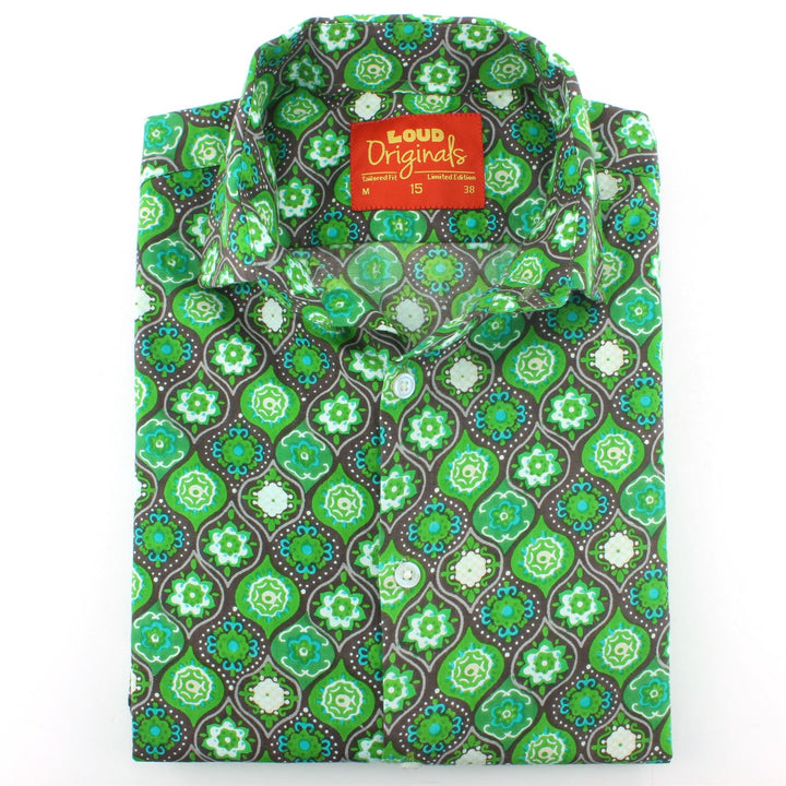 Tailored Fit Long Sleeve Shirt - Fleur Crest