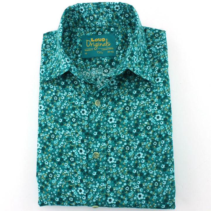 Regular Fit Short Sleeve Shirt - Ditzy Floral