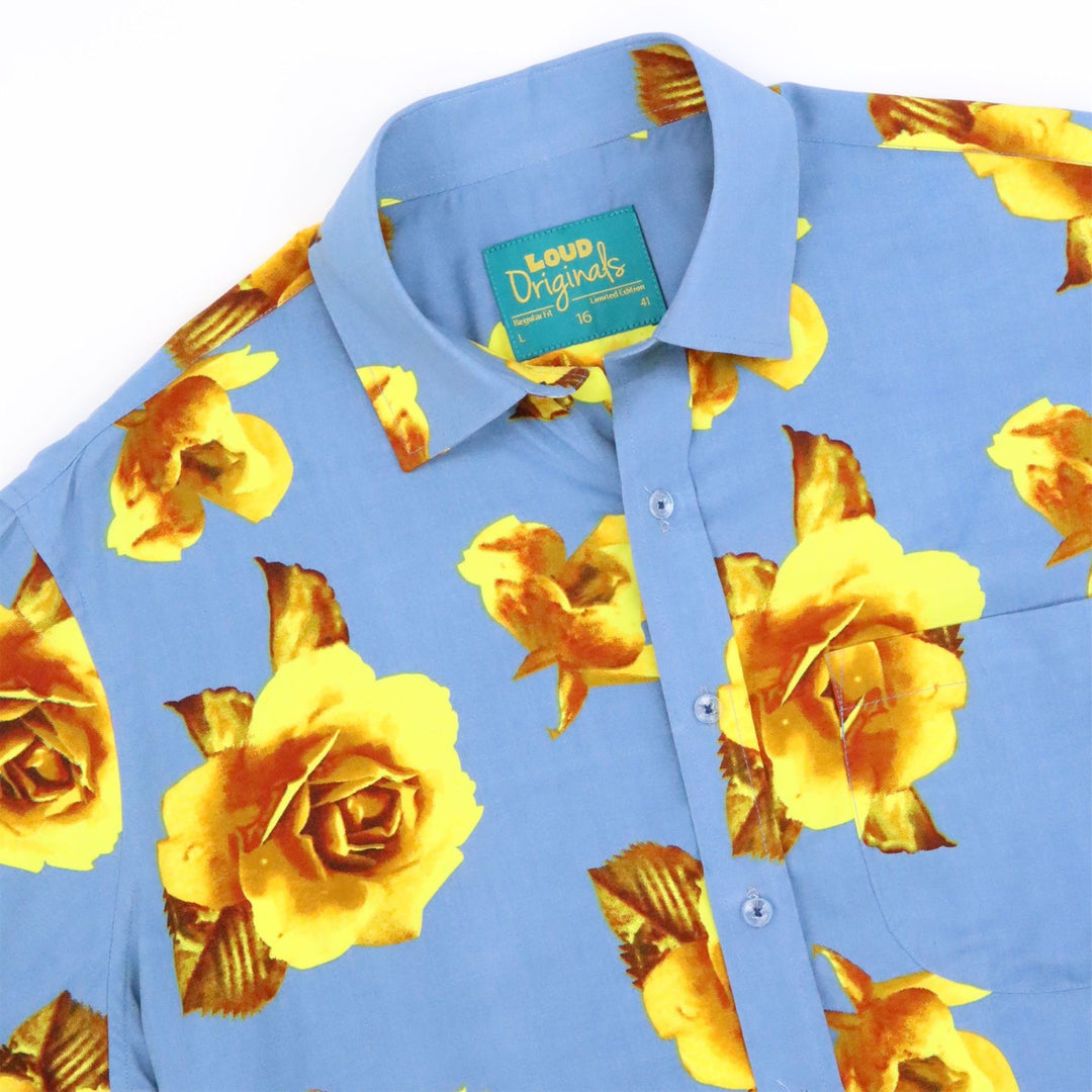 Regular Fit Short Sleeve Shirt - Golden Petal