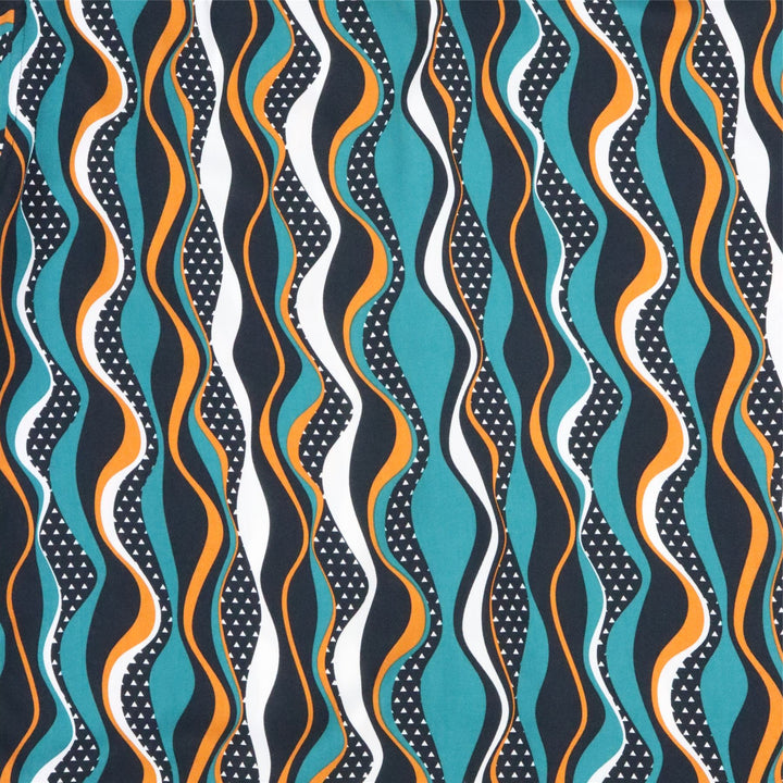 Regular Fit Short Sleeve Shirt - Teal Wiggle