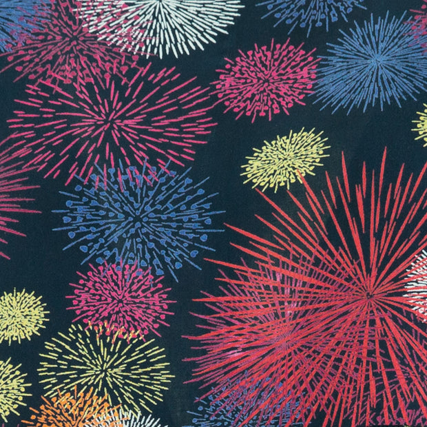 Empire Line Tea Dress - Fireworks Rayon