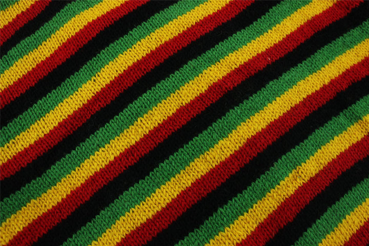 Chunky Wool Knit Jumper - Stripe Rasta