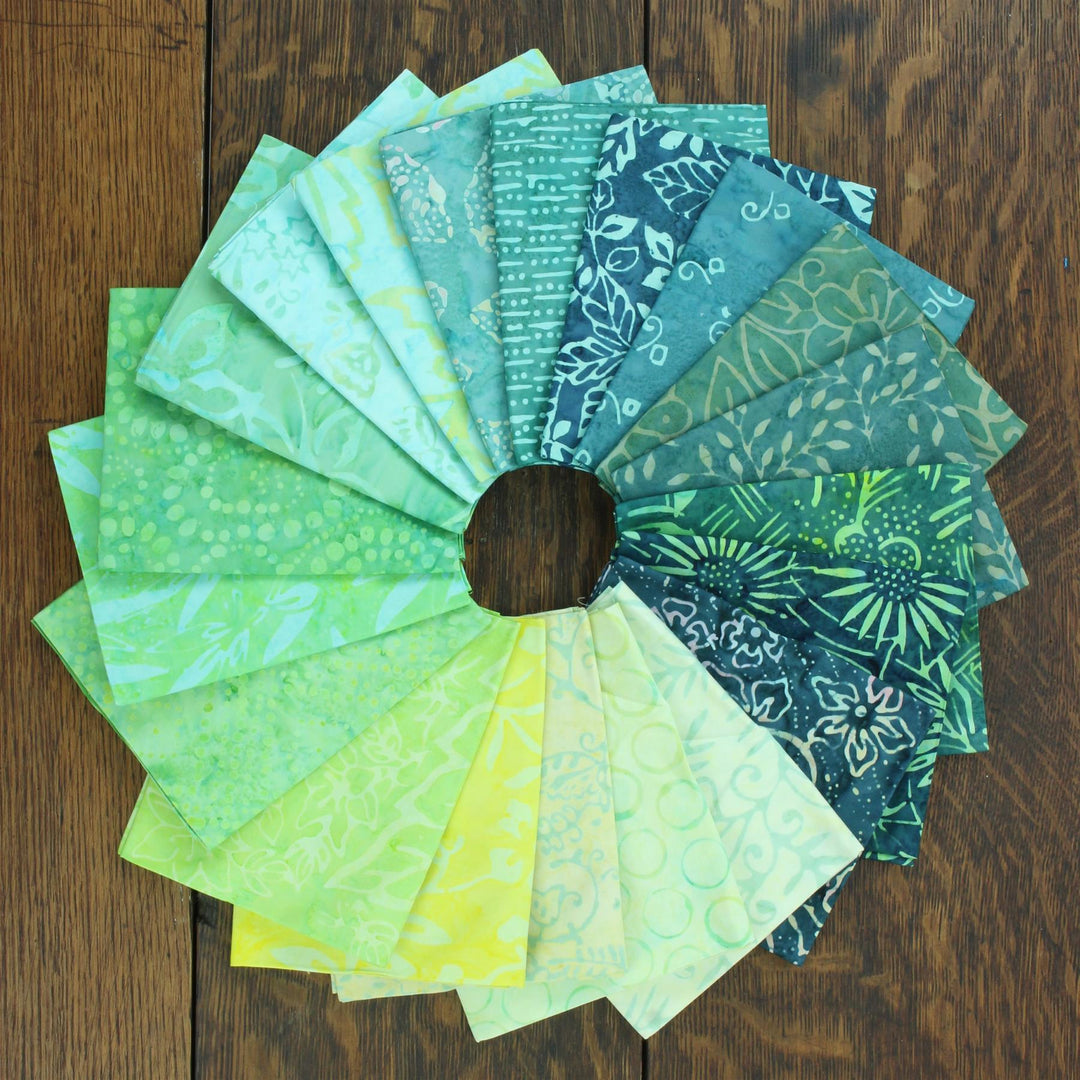 Jolly Bar - 40 pieces of 10" x 5" Cotton Batik