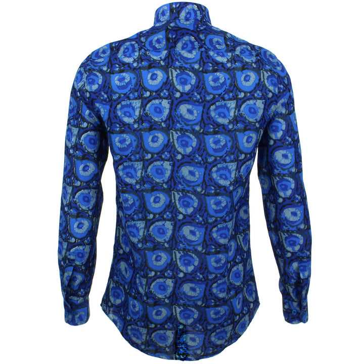 Tailored Fit Long Sleeve Shirt - Paint Splatter