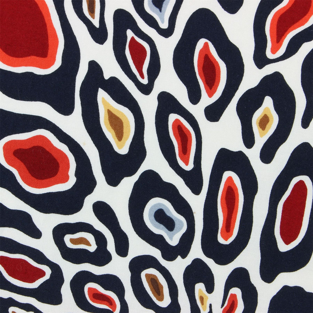 Tailored Fit Long Sleeve Shirt - Abstract Animal Print
