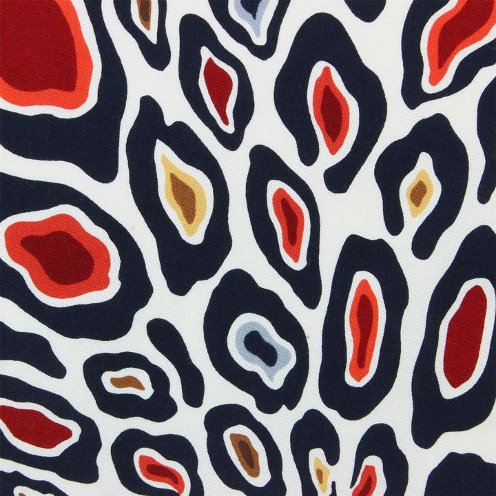 Tailored Fit Long Sleeve Shirt - Abstract Animal Print