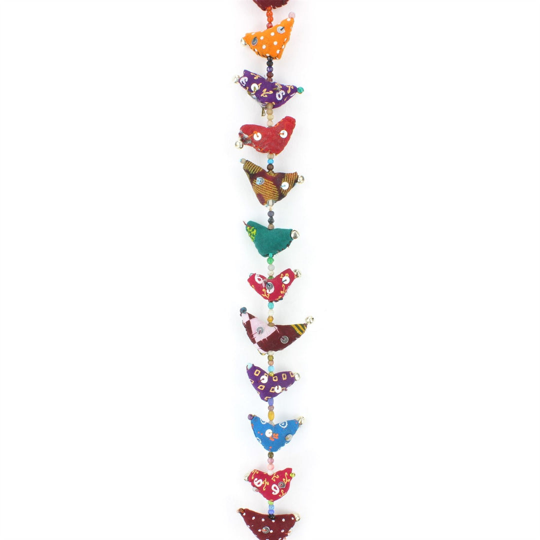 Handmade Rajasthani Strings Hanging Decorations - Small Chickens