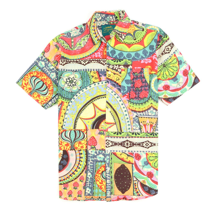 Regular Fit Short Sleeve Shirt - Carnival Mosaic