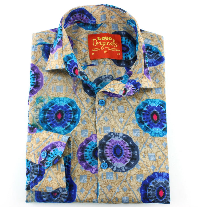 Tailored Fit Long Sleeve Shirt - The Eye of the Kaleidoscope