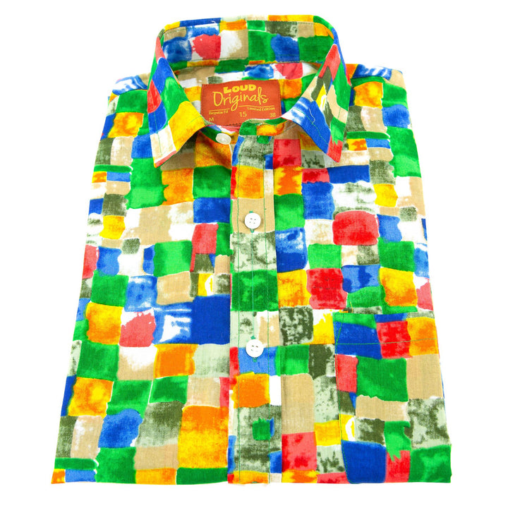 Regular Fit Short Sleeve Shirt - Paint
