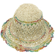 Hemp & Cotton Sun Hat - Crochet Multi