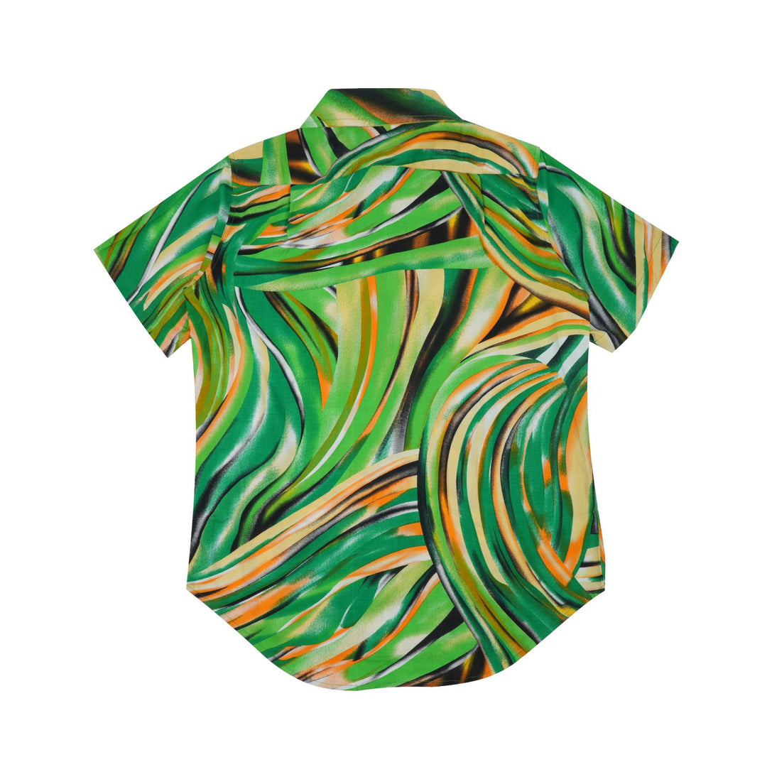 Regular Fit Short Sleeve Shirt - Emeral Wave