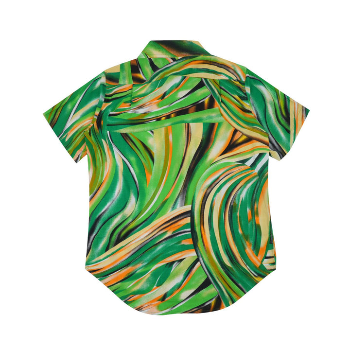 Regular Fit Short Sleeve Shirt - Emeral Wave