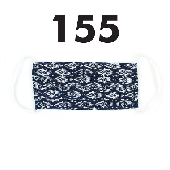 100% Cotton Handmade Pleated Face-Mask