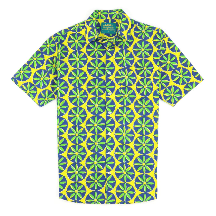 Regular Fit Short Sleeve Shirt - Lime Mirage