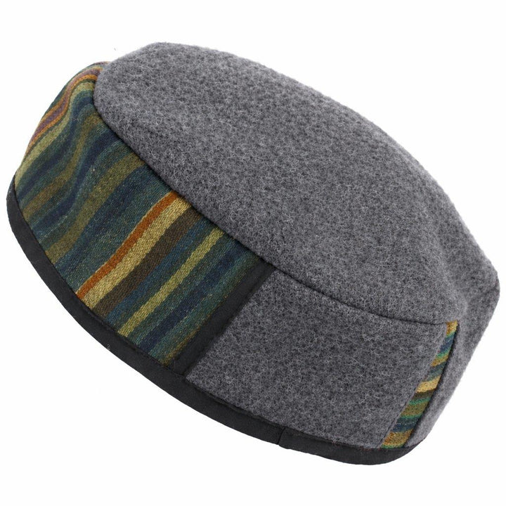 Siesta Nepalese Wool Smoking Hat - Grey (Large)