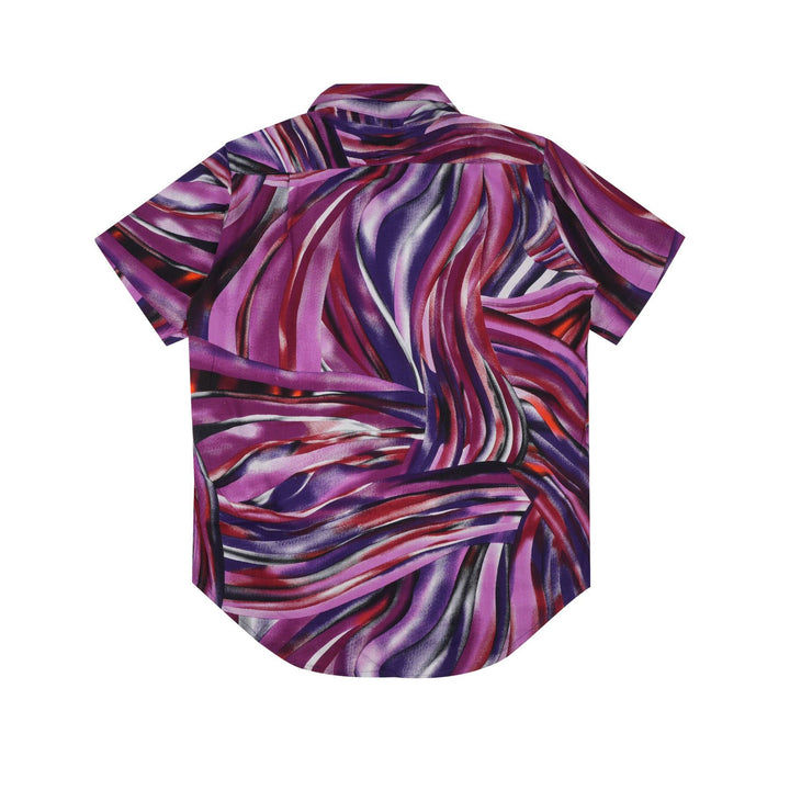 Regular Fit Short Sleeve Shirt - Purple Wave