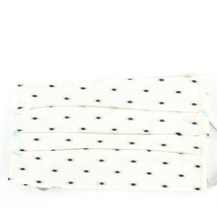 100% Cotton Handmade Pleated Face-Mask