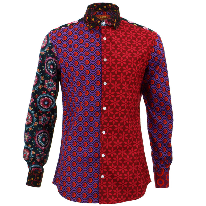 Tailored Fit Long Sleeve Shirt - Random Mixed Panel