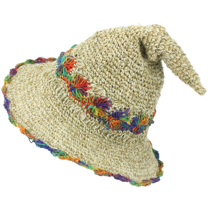 Hemp & Cotton Sun Hat - Wizard Rainbow