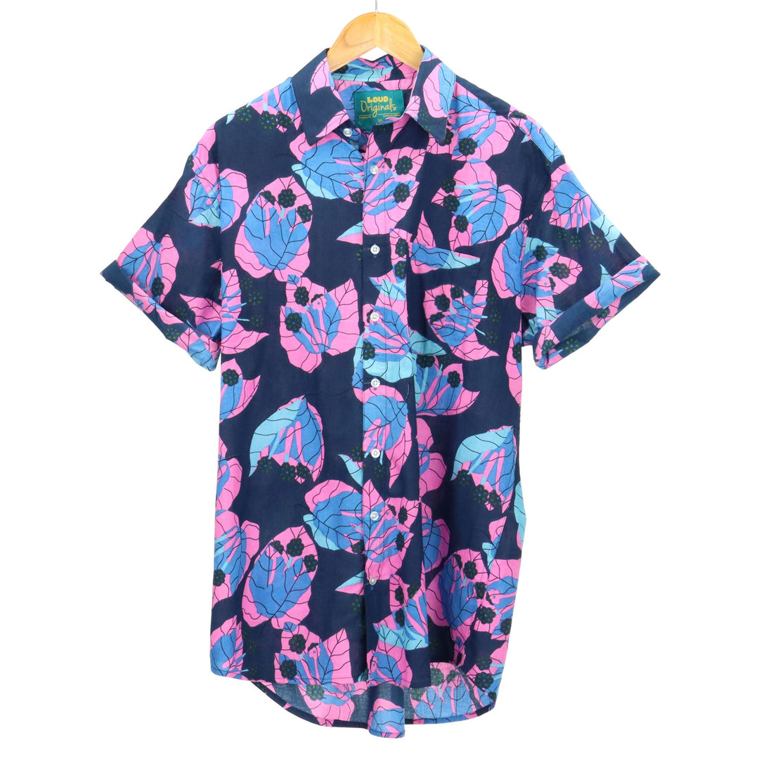Regular Fit Short Sleeve Shirt - Blackberry Medley