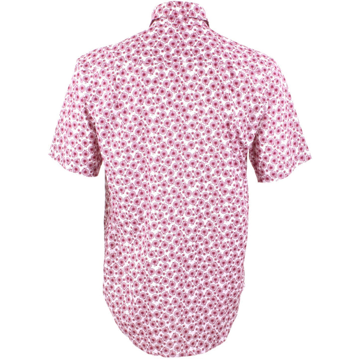 Regular Fit Short Sleeve Shirt - Pink Penny Farthing Bicycles