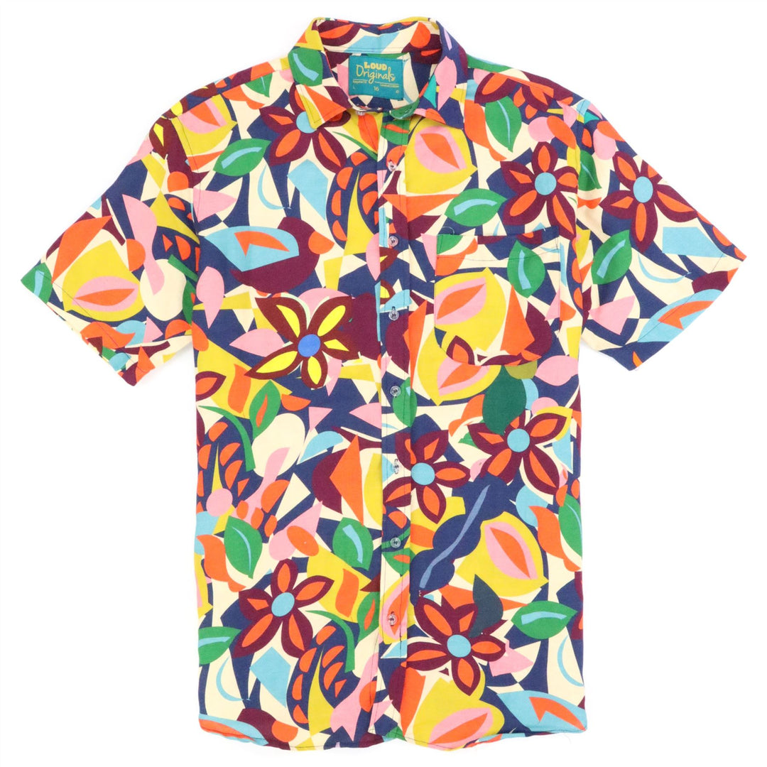 Regular Fit Short Sleeve Shirt - Pop Bloom