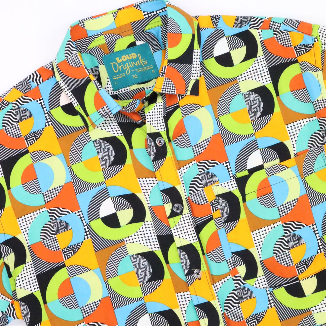 Regular Fit Short Sleeve Shirt - Pop Circles