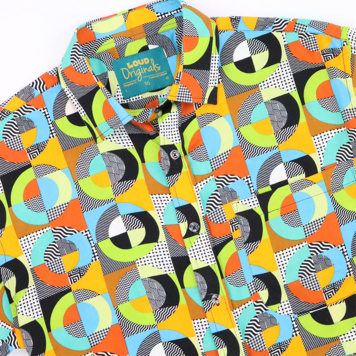 Regular Fit Short Sleeve Shirt - Pop Circles