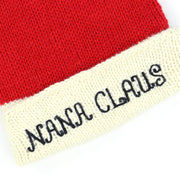 Hand Knitted Wool Christmas Beanie Hat - Nana Claus