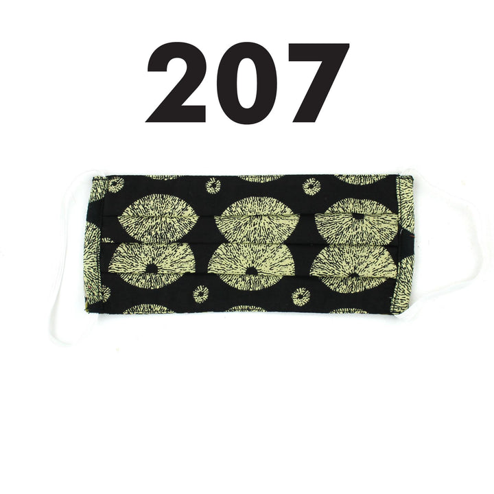 100% Cotton Handmade Pleated Face-Mask