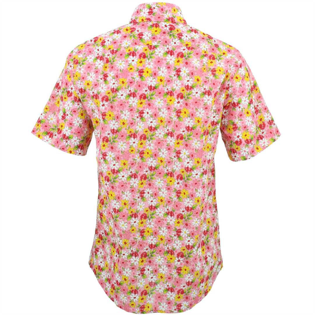 Regular Fit Short Sleeve Shirt - Daisies