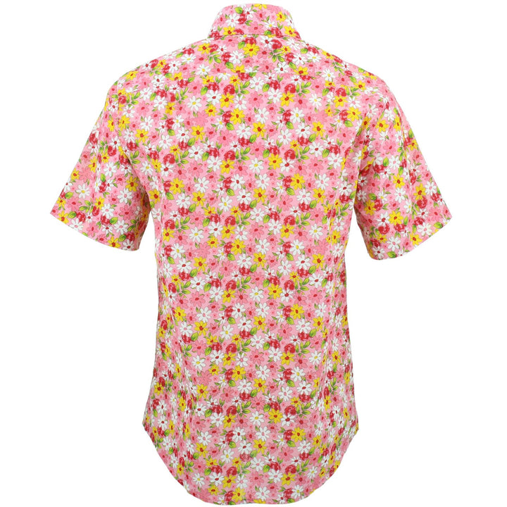 Regular Fit Short Sleeve Shirt - Daisies