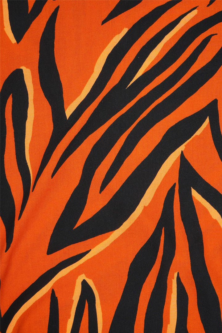 Regular Fit Long Sleeve Shirt - Random Mixed Panel Tropical